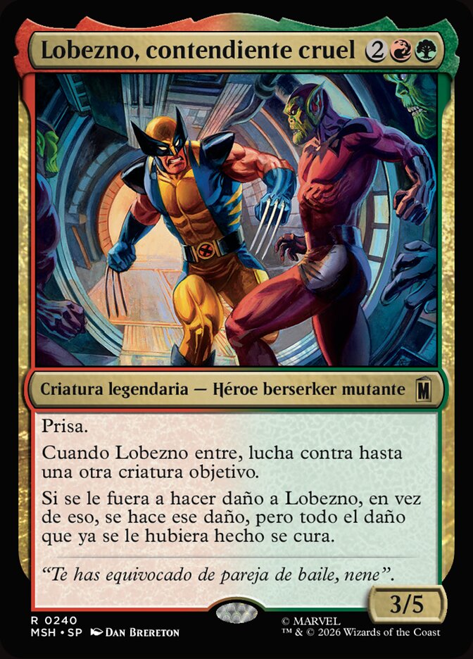 Lobezno, contendiente cruel