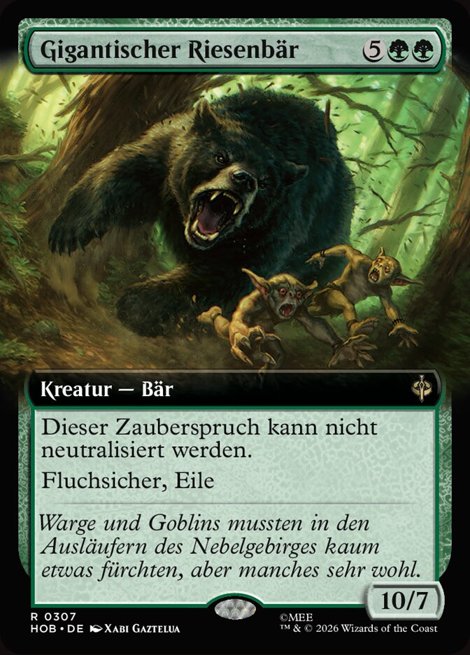 Gigantischer Riesenbär