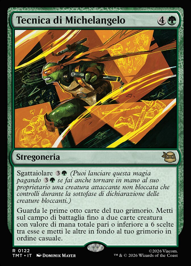 Tecnica di Michelangelo