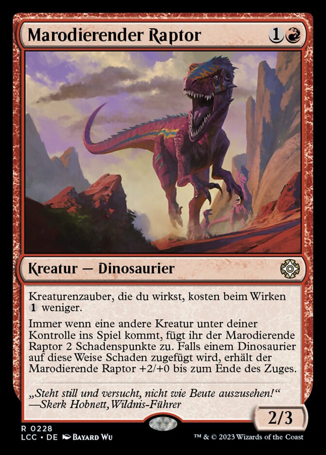 Marodierender Raptor