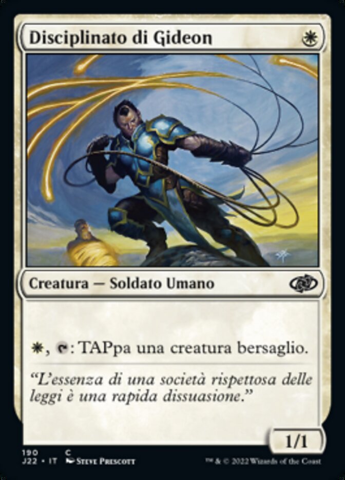 Disciplinato di Gideon