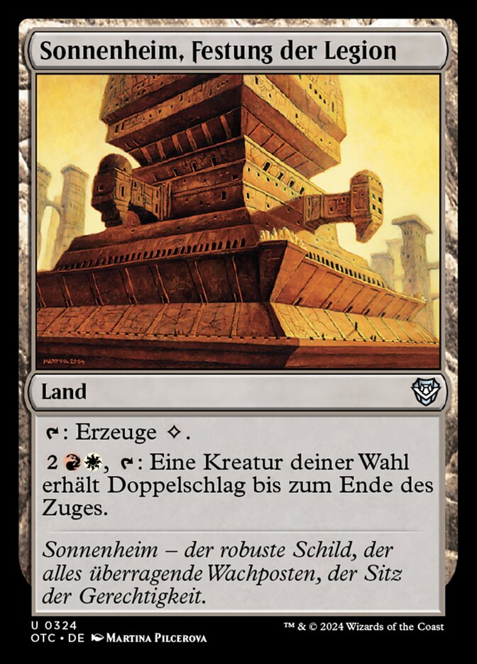 Sonnenheim, Festung der Legion