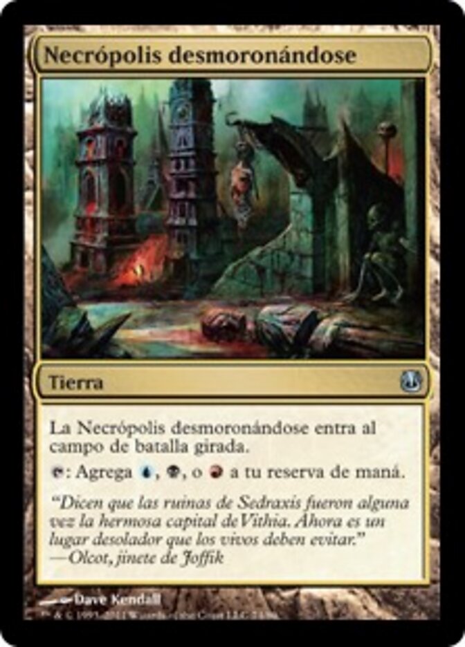 Necrópolis desmoronándose
