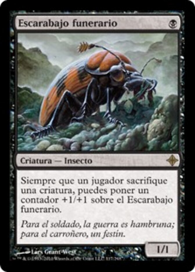 Escarabajo funerario