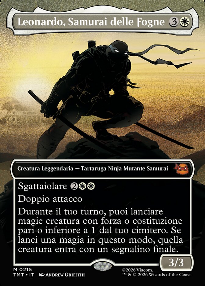 Leonardo, Samurai delle Fogne