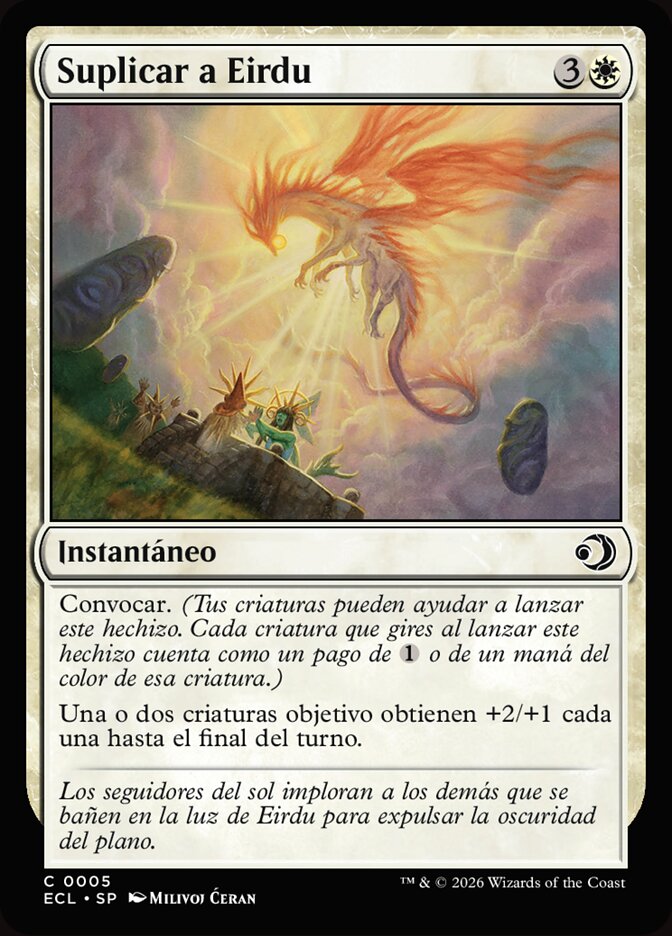 Suplicar a Eirdu