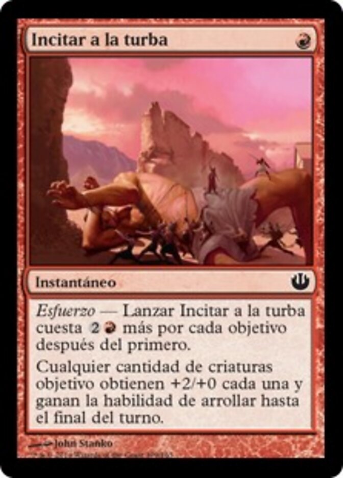 Incitar a la turba