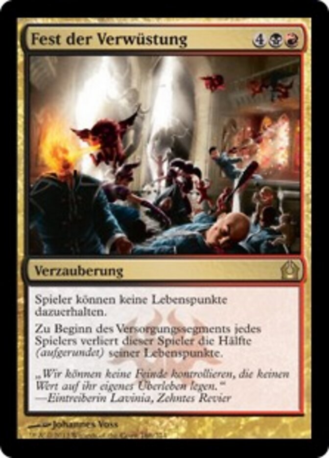 Fest der Verwüstung