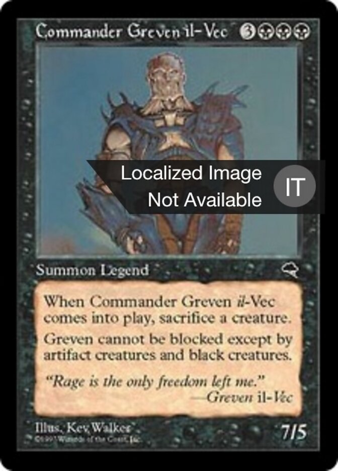 Comandante Greven il-Vec