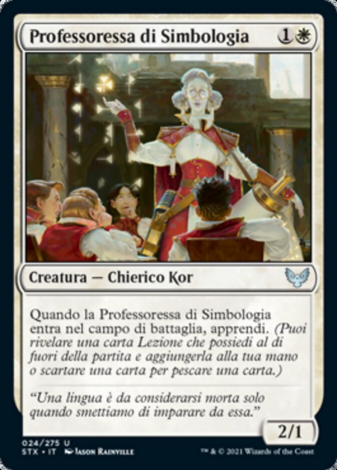 Professoressa di Simbologia