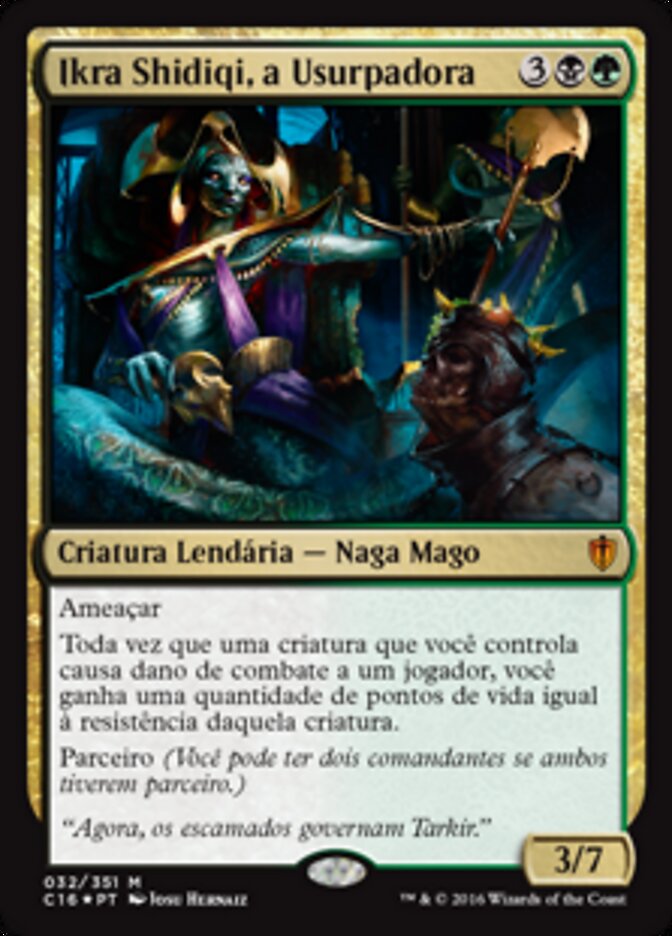 Ikra Shidiqi, a Usurpadora
