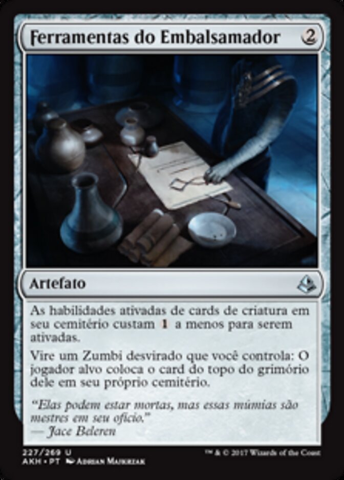 Ferramentas do Embalsamador