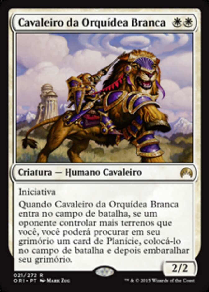 Cavaleiro da Orquídea Branca