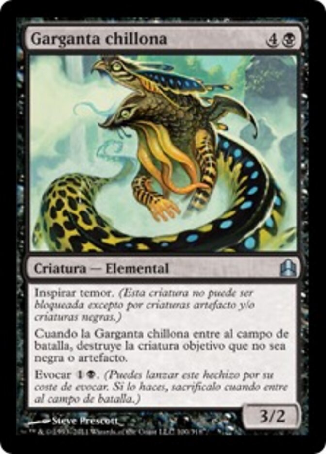 Garganta chillona