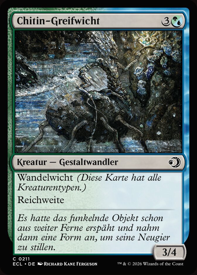 Chitin-Greifwicht