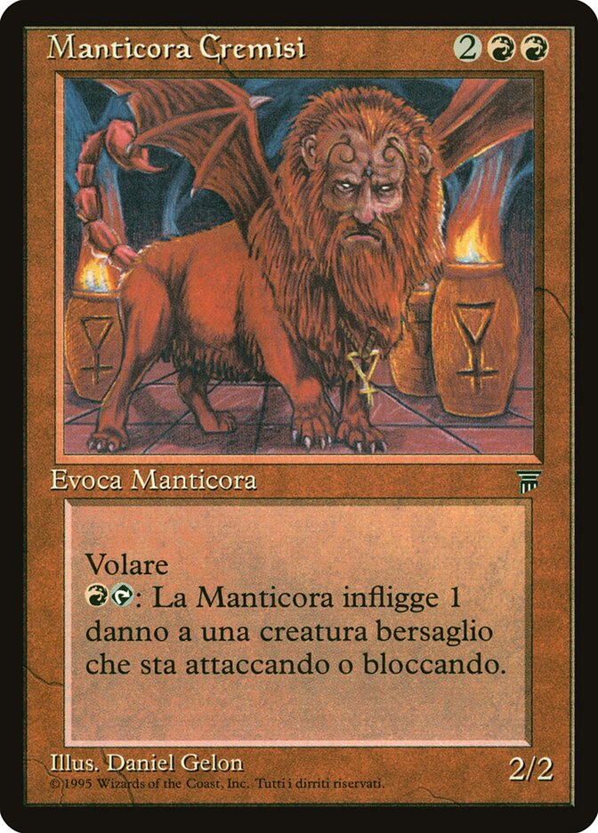 Manticora Cremisi