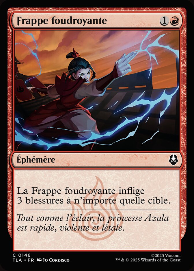Frappe foudroyante