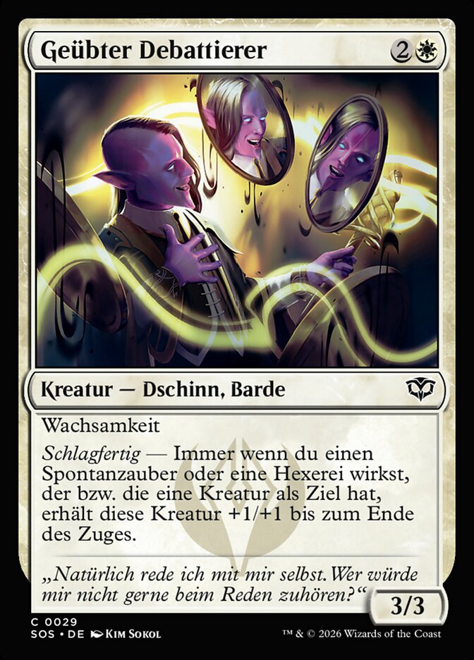Geübter Debattierer