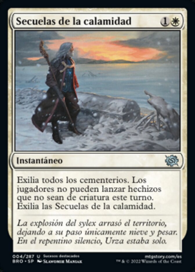 Secuelas de la calamidad
