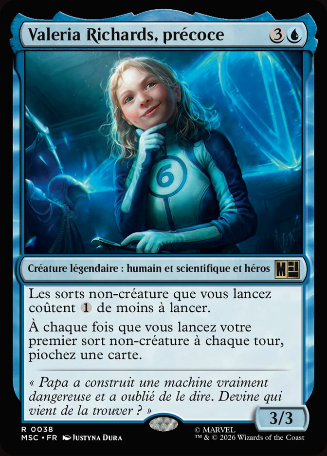Valeria Richards, précoce