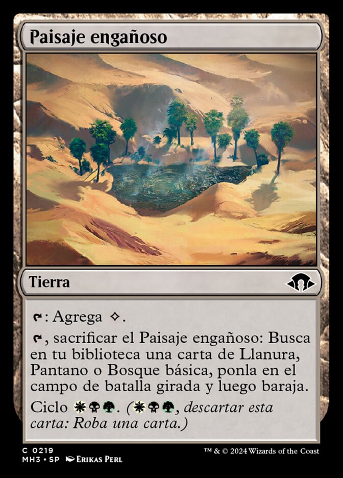 Paisaje engañoso