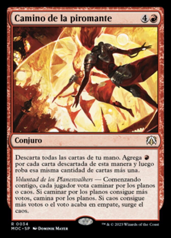 Camino de la piromante