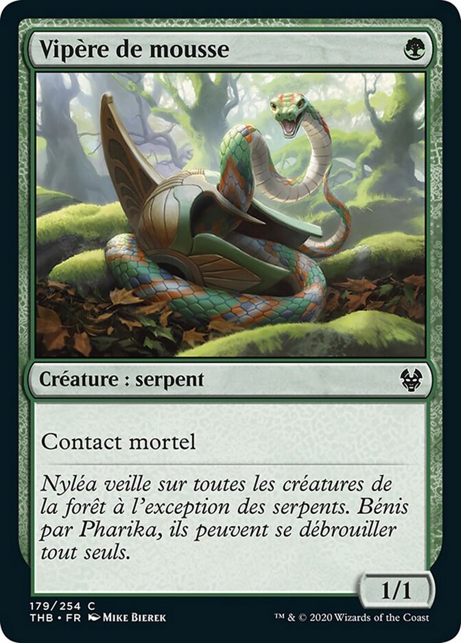 Vipère de mousse