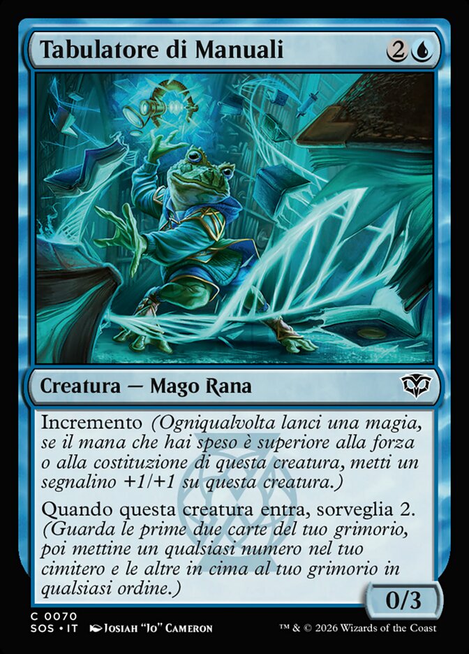Tabulatore di Manuali