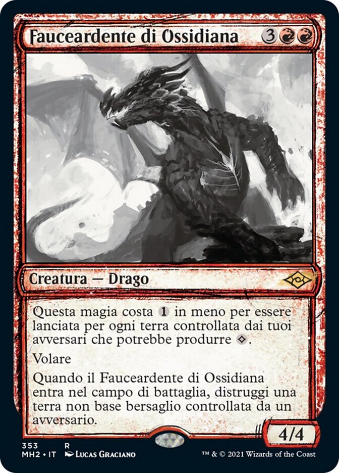 Fauceardente di Ossidiana