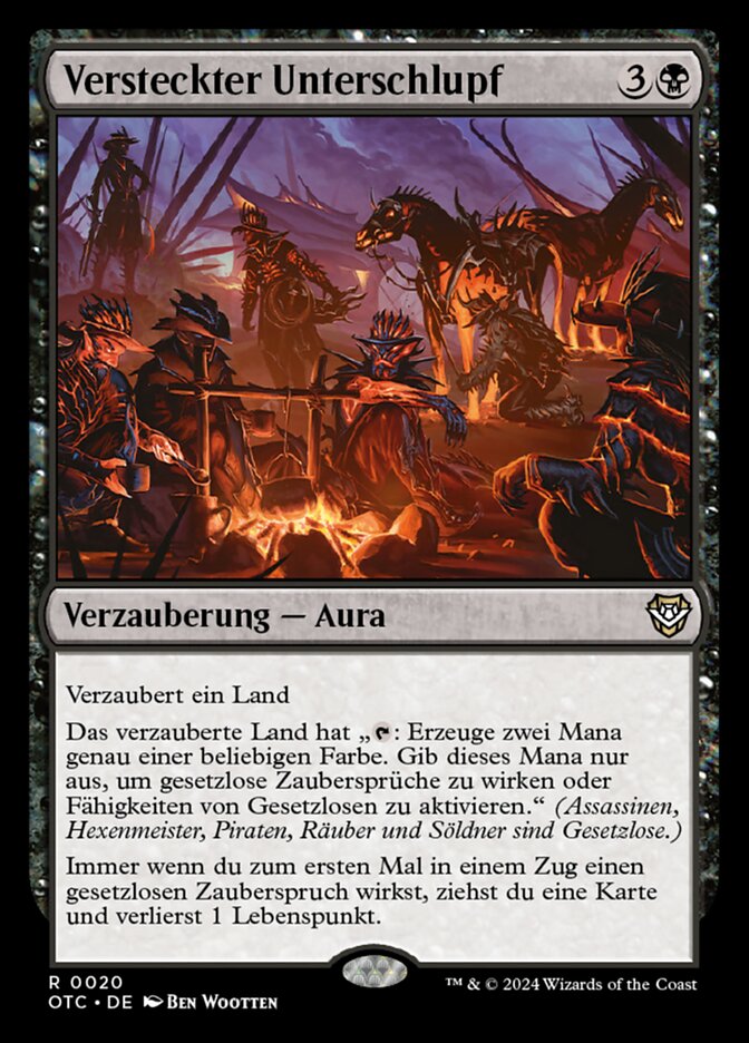 Versteckter Unterschlupf