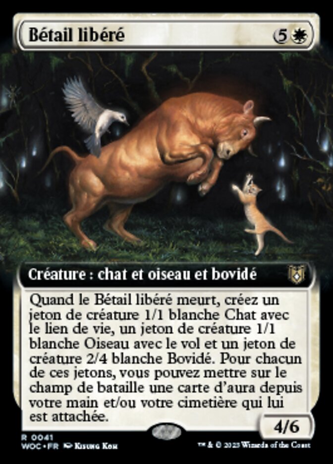 Bétail libéré