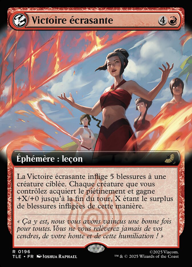 Victoire écrasante