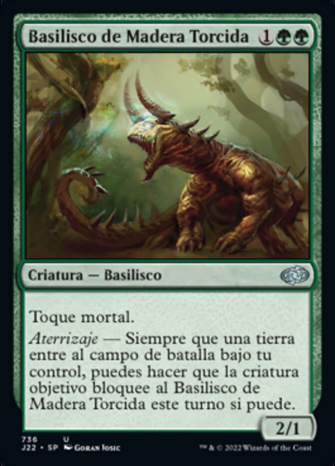 Basilisco de Madera Torcida