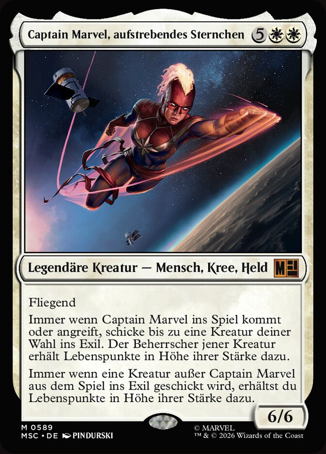 Captain Marvel, aufstrebendes Sternchen