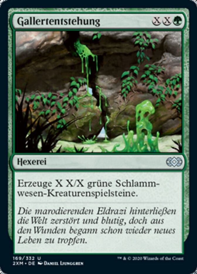 Gallertentstehung