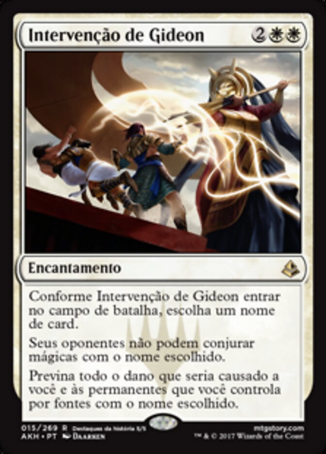Intervenção de Gideon