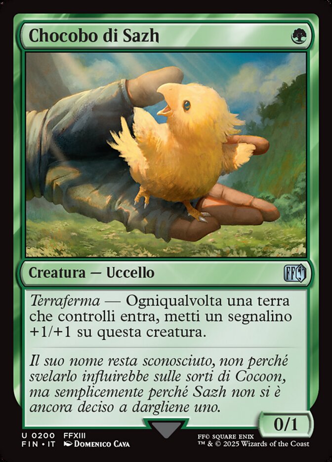Chocobo di Sazh