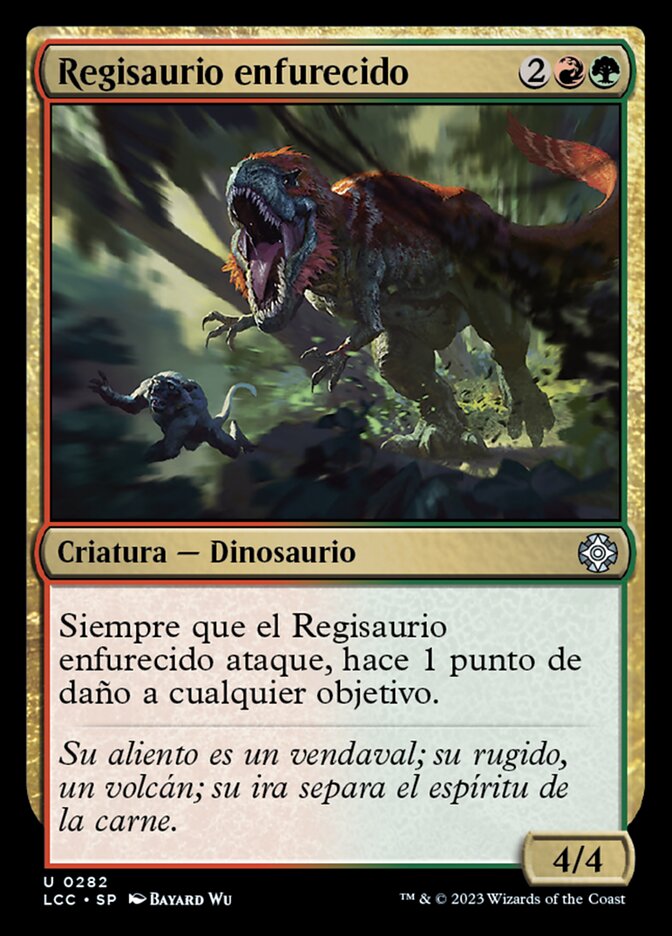 Regisaurio enfurecido