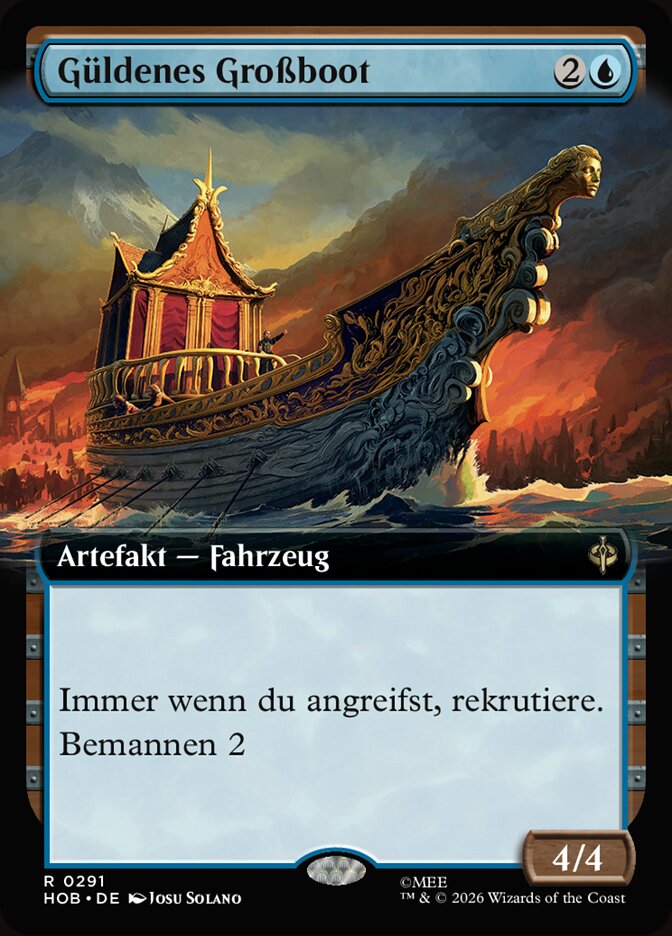 Güldenes Großboot
