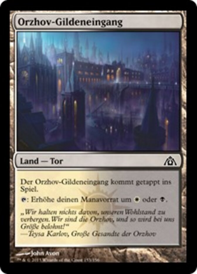 Orzhov-Gildeneingang