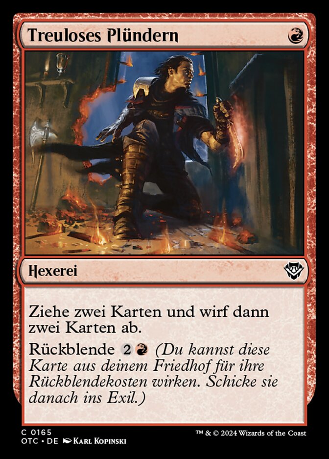 Treuloses Plündern