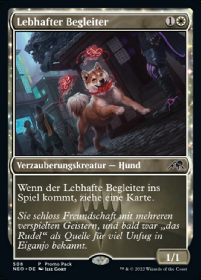 Lebhafter Begleiter