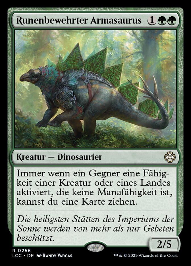 Runenbewehrter Armasaurus