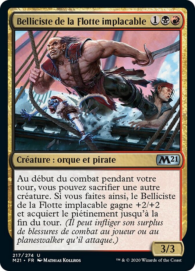 Belliciste de la Flotte implacable