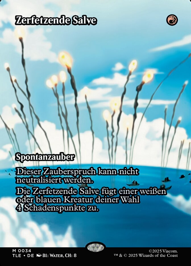 Zerfetzende Salve