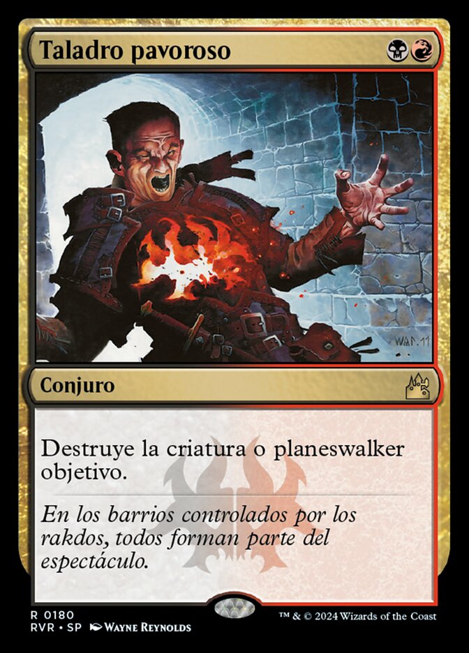 Taladro pavoroso