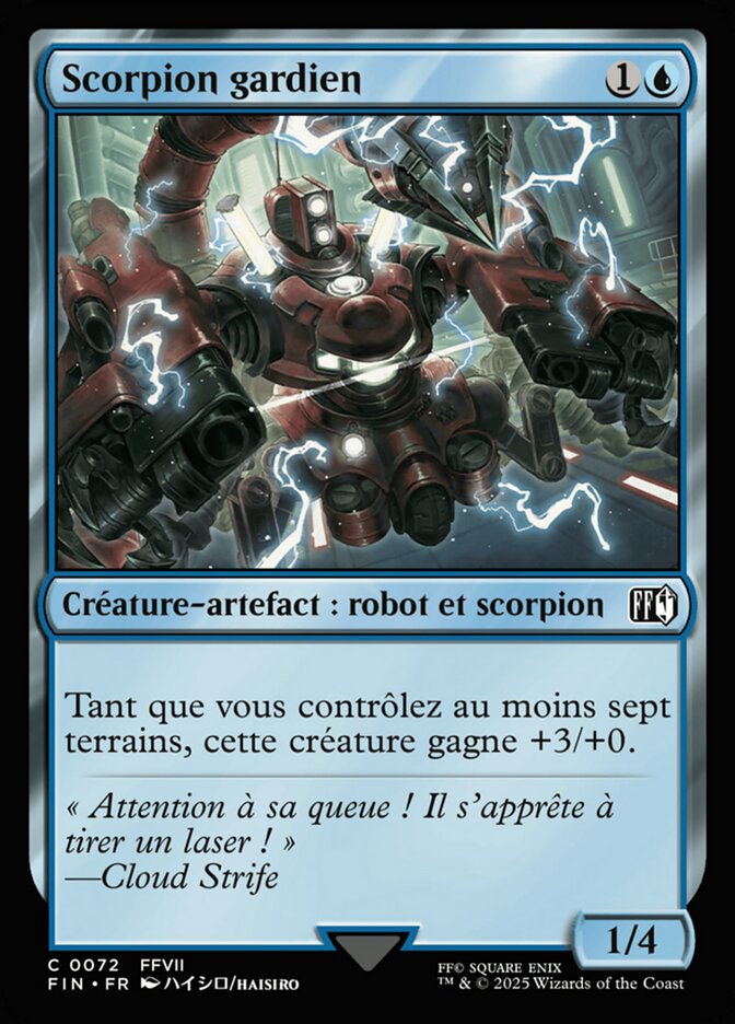 Scorpion gardien