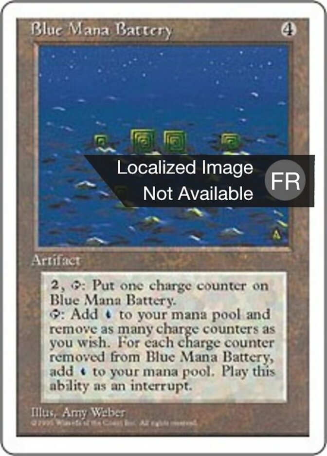 Accumulateur de mana bleu