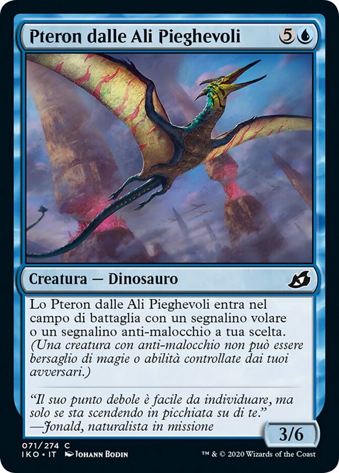 Pteron dalle Ali Pieghevoli