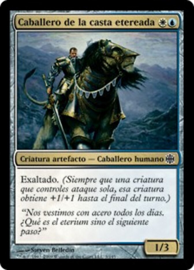 Caballero de la casta etereada
